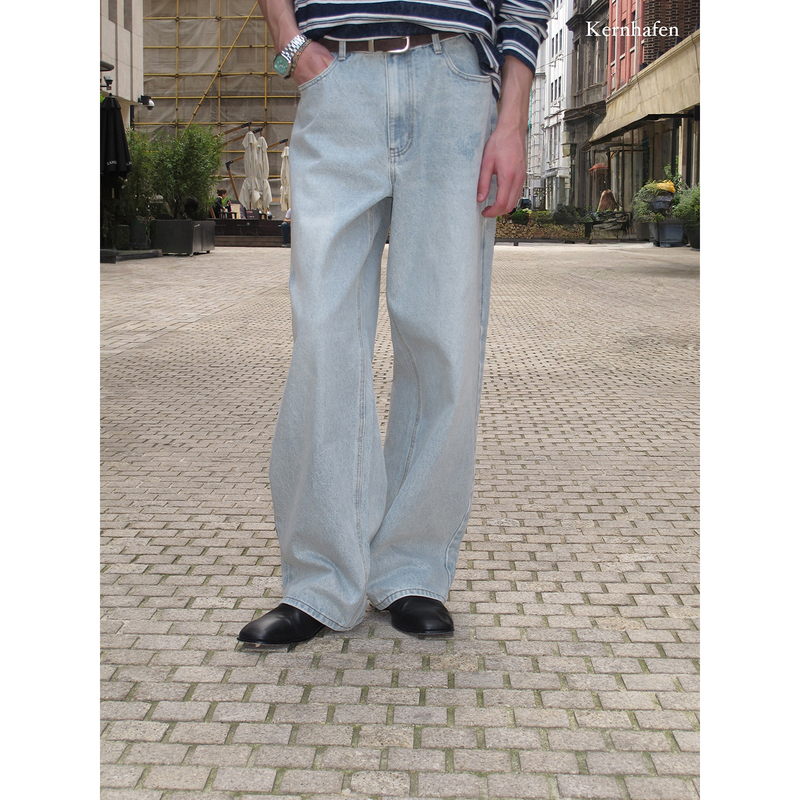 Summer Refreshing Boyfriend Style Brushed Design Casual Jeans for Men |   Kernhafen