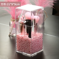 Квадратная кисть ковш+розовая жемчужина (около 2800 штук)