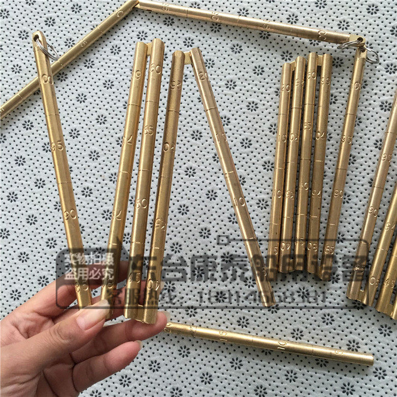 Marine Deeperter Brass Deeping Bar 370306 Water Deep Copper Measuring Measuring Measuring Measuring Measuring Deep Copper Scale 1 2 3 4 5M Manufacturer customized