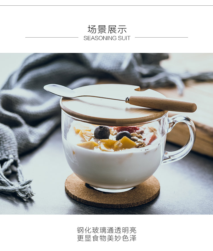 Dung lượng lớn vành đai chịu nhiệt chịu nhiệt lớn bụng trà sữa cốc cà phê cốc có nắp nhà cốc ăn sáng - Tách ấm giữ nhiệt