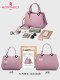Montagut bag 2025 new temperament large capacity tote bag gift crossbody bag genuine leather women's bag handbag