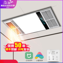 Toilet heater ventilation lighting three-in-one lighting integrated ceiling non-punching 300 × 6000 bathroom