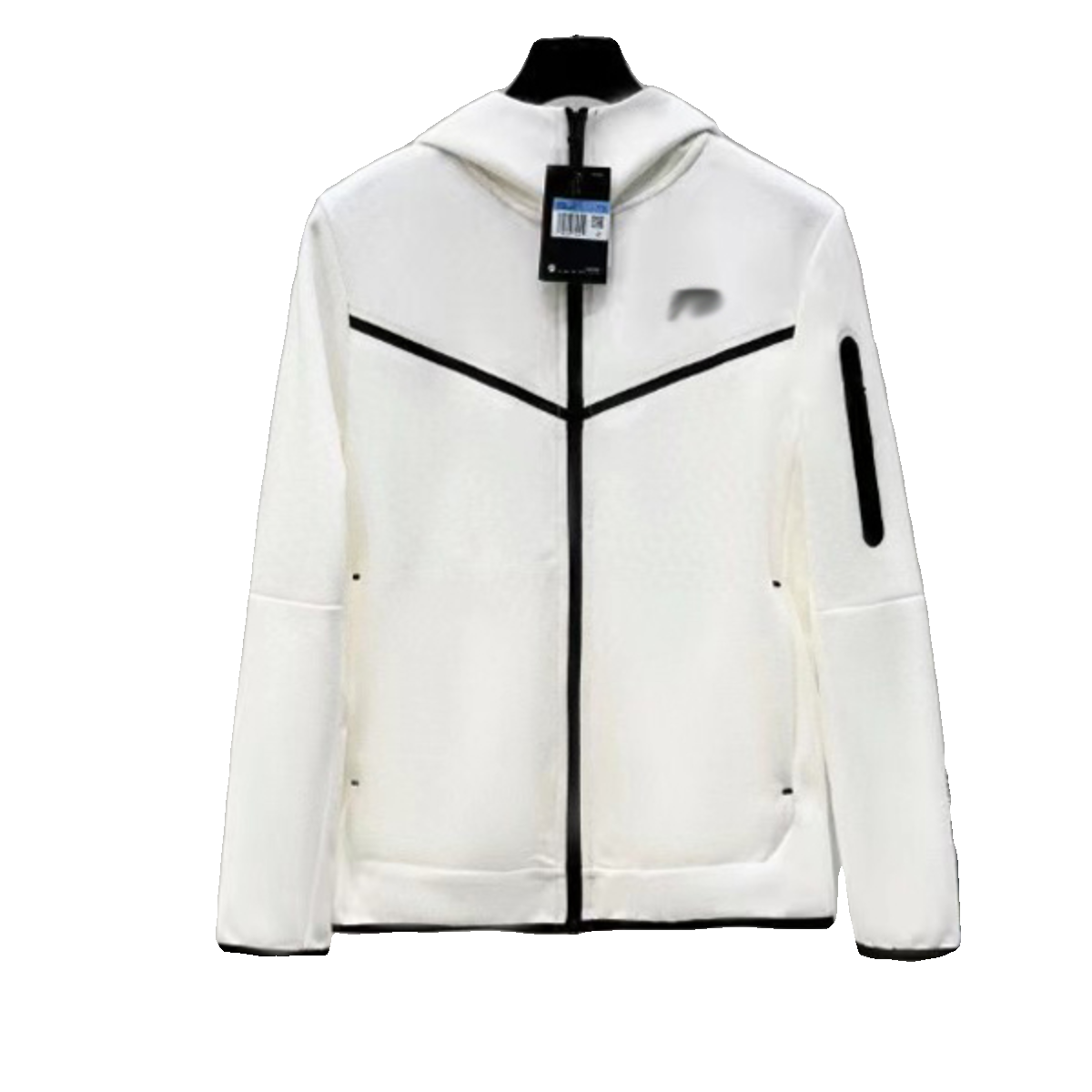 2023 Autumn and Winter New Men's Casual Sports Jacket Loose Knitted Hooded Windproof Jacket Zipper Jacket