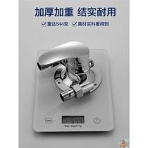 304 stainless steel exposed hot and cold faucet shower head switch solar electric water heater exposed pipe mixing valve