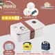 lock and lock hộp cơm giữ nhiệt Lúa mì rơm hộp vi sóng xanh đặc biệt hai lớp hộp cơm trưa cầm tay Nhật Bản - Hộp cơm điện sưởi ấm cà mèn giữ nhiệt lock&lock