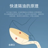 Кухонный фильтр масла суп -ложка 304 Суп из нержавеющей стали ложки супа сепаратор масла артефакт для удаления масло -контроля топливного коболса