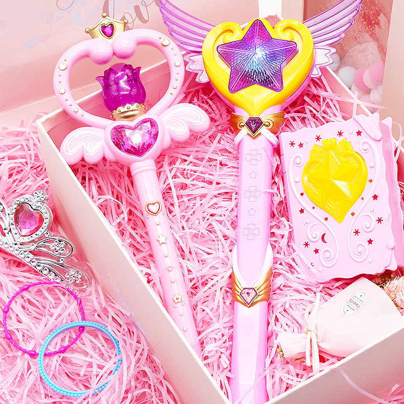 Princess Barara Little Magic Wand Barra Barra Glow Luminous Fairy Girl Children's Fairy Stick Toy