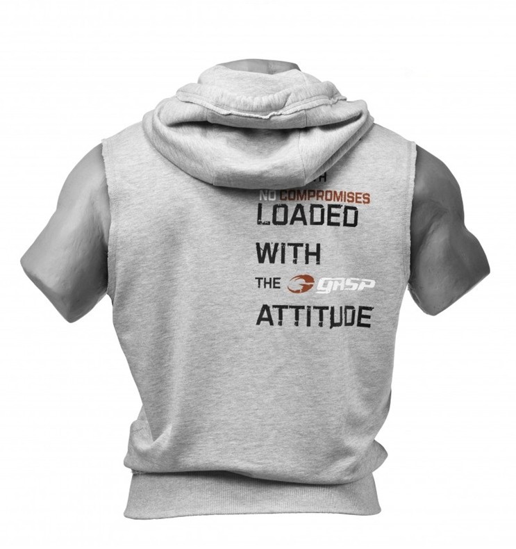 Cơ bắp Chiến Tranh Mùa Hè Trùm Đầu Cardigan Tay Áo Len Vest Cho Thấy Thể Dục Cơ Thể Thể Hình Brothers Xu Hướng áo khoác tập gym