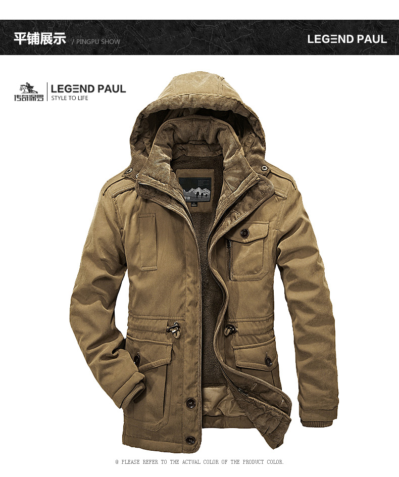 Blouson chaud pour homme      en Polyester - Ref 3115406 Image 12