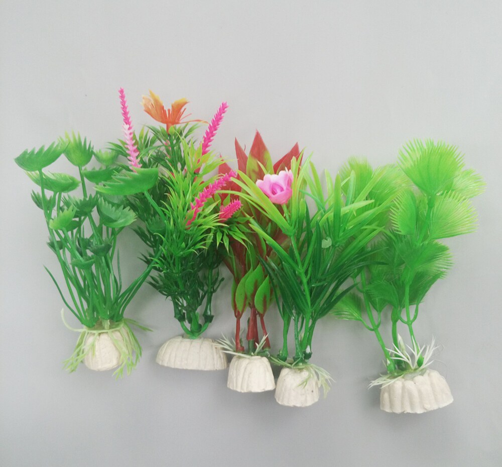 Acrylic fish tank full set of tools simulation aquatic grass crystal stone small color stone fishing ornament fishing decoration fish tank decoration special price