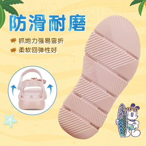 Летняя обувь, детские сандалии для принцессы, популярно в интернете, коллекция 2023