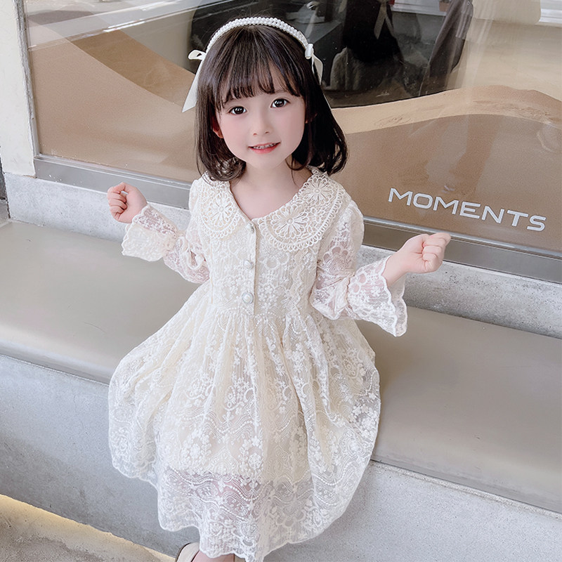 Girls spring dress 2022 new spring princess dress net red skirt children's clothing foreign style gauze skirt children fashionable