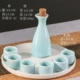 Sake jug Nhật rượu thủy tinh tách bộ thiết lập Trung Quốc sáng tạo nhỏ rượu vang chén quà cổ rượu vang tinh thần - Rượu vang