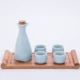 Sake jug Nhật rượu thủy tinh tách bộ thiết lập Trung Quốc sáng tạo nhỏ rượu vang chén quà cổ rượu vang tinh thần - Rượu vang