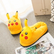 Winter cartoon cotton slippers boy home warm non-slip thick cotton tow big child 6-7-8-9-10-12 years old
