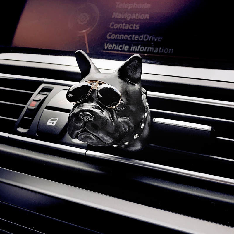 Mercedes Air Outlet Aromatherapy Men and Women Bulldog Perfume Cream Fragrance Car Decorative Products Lasting Light Fragrance