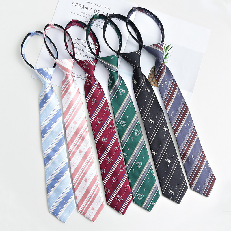 (Plowing) Original Day Department Students College Wind JK DK Uniform Shirt Sloth to be free to tie a tie.