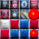 Real Madrid đệm gối Real Madrid gối C Luo gối J Luo gối Bell jersey gối bóng đá ngôi sao bóng đá đội bóng