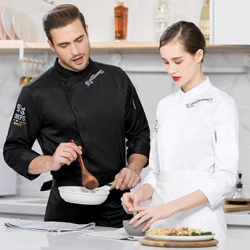 Шеф -повар Работа для одежды с коротким рукавом летняя рисунка для выпечки десерта магазин торт кухонный шеф -повар