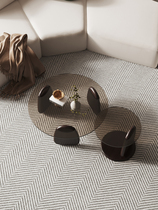 Yu Yu Yu Yu Simple Simple Round Tea Several Consistent Minimal Nordic Style Small Household Tea Designer