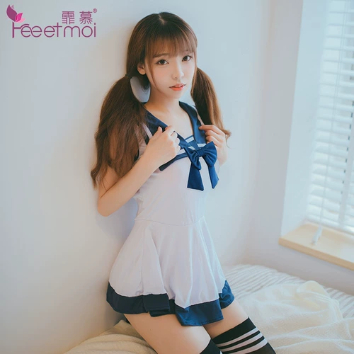 霏慕 Сексуальное нижнее белье, японская униформа, пижама, комплект, свободный крой