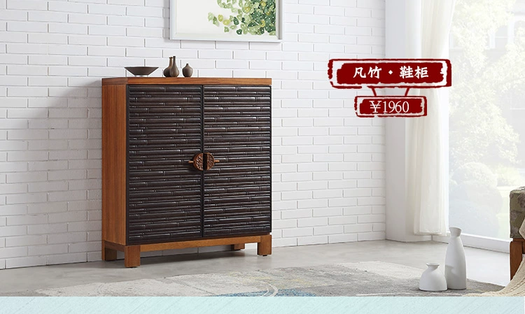 Mới Đông Nam phong cách châu Á nội thất trầu màu walnut đồ gỗ Trung Quốc phía một vài góc một vài ghế sofa hình chữ Z - Bàn trà