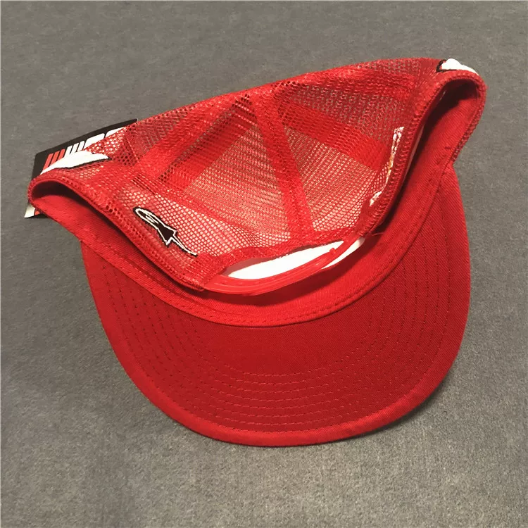 Cashmere sports hat, baseball cap, racing car solar-powered, breathable hair mesh, new collection, with embroidery