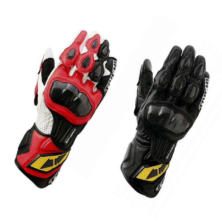 Motorcycle locomotive racing long version gloves protective anti-fall anti-cold carbon fiber gloves RS047 off-road gloves