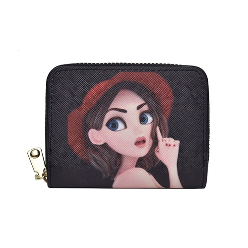 Милый маленький мультяшный орган, картхолдер, изысканная маленькая антимагнитная сумка через плечо, Южная Корея, анти-кража