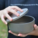 Двухэтажная металлическая коробка, ланч-бокс для домашнего использования для путешествий, защита от ожогов