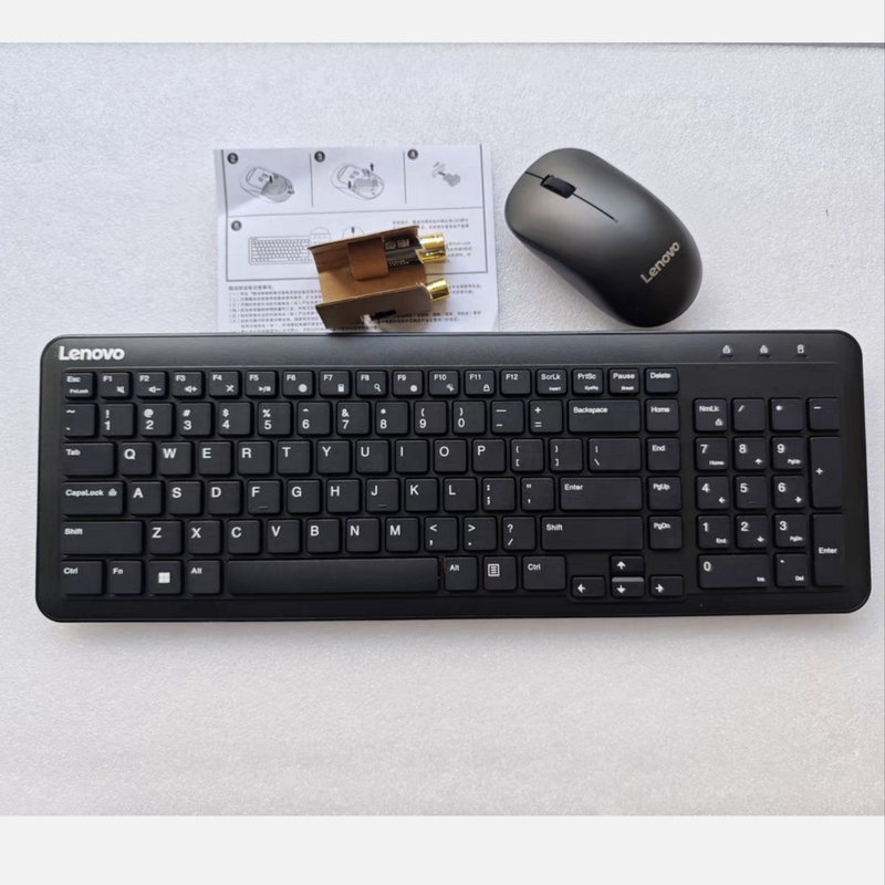Original Lenovo Wireless Keyboard and Mouse Set Model Kb317W Ma204W Skm1A25395/396 Original Lenovo Wireless Keyboard and Mouse Set Model Kb317W Ma204W Skm1A25395/396
