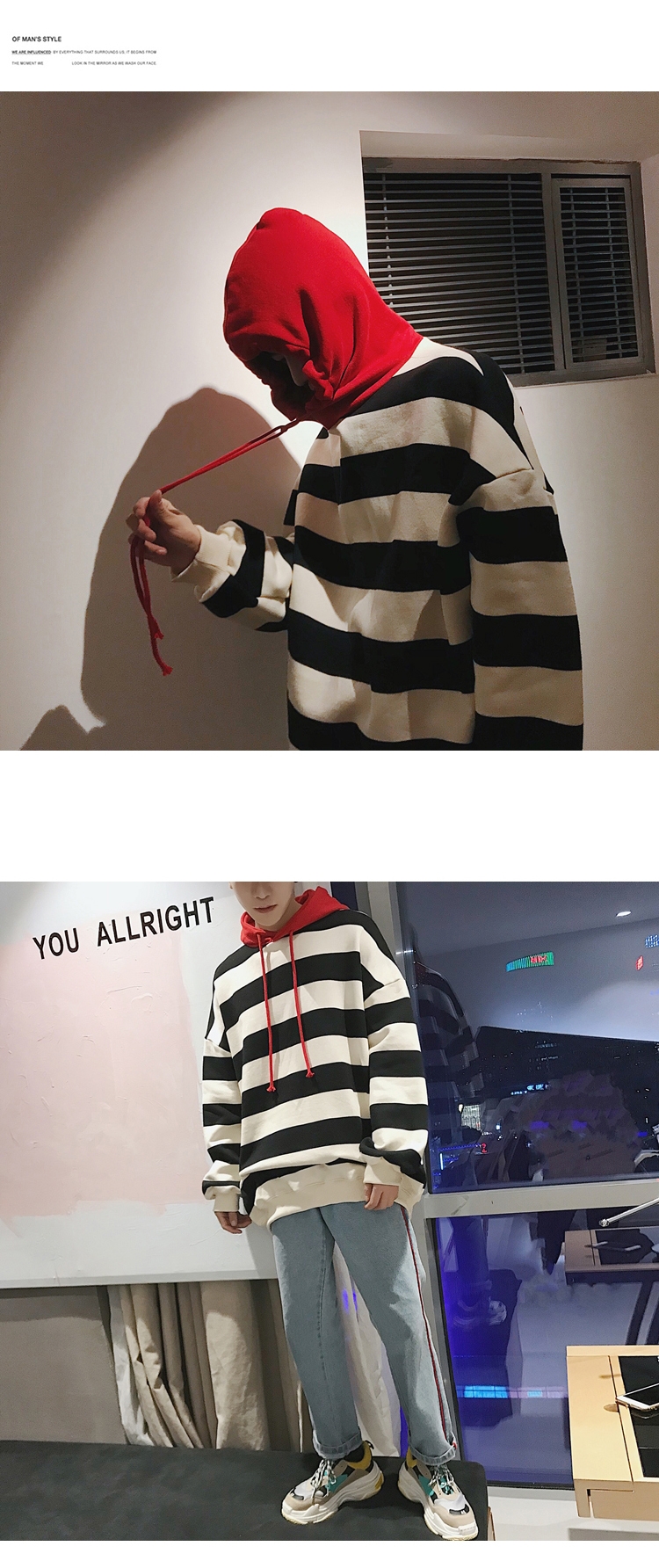 Sweatshirt homme E. MEISA en Coton - Ref 3128947 Image 8