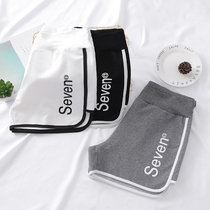 Pregnant women wear shorts loose casual low waist sports pajama pants summer size three-point safety pants summer