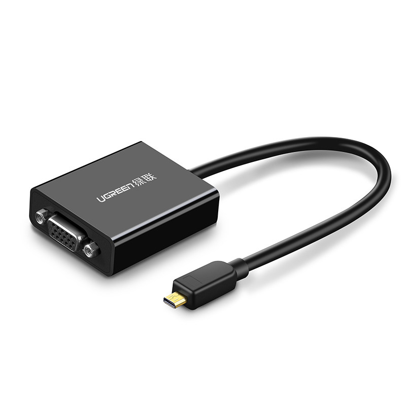 HDMI to VGA wire micromini HD converter head small mouth HDMI connector projector