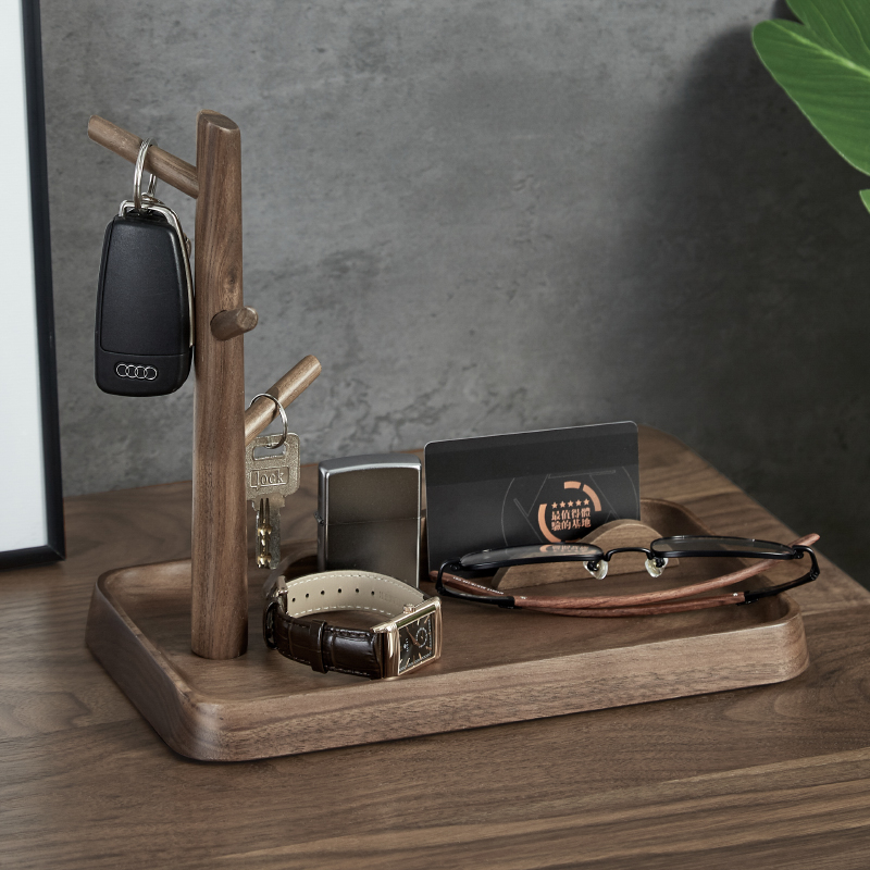 Key storage ornaments Entrance door branch storage rack Household door shoe cabinet entrance door storage rack hanging key