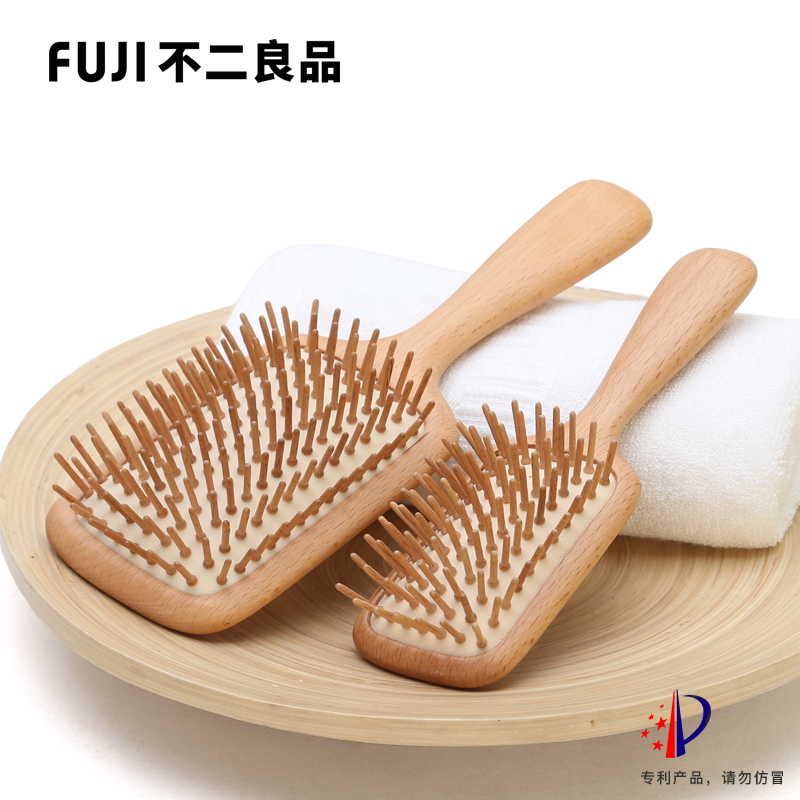 Air bag air cushion massage comb Electrostatic household curl comb Shun hair makeup comb Head meridian large plate comb Wooden comb