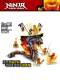 New Ninjago Series Flame Dragon Flame Giant Snake Mecha Boy's Educational Building Block Toy Gift