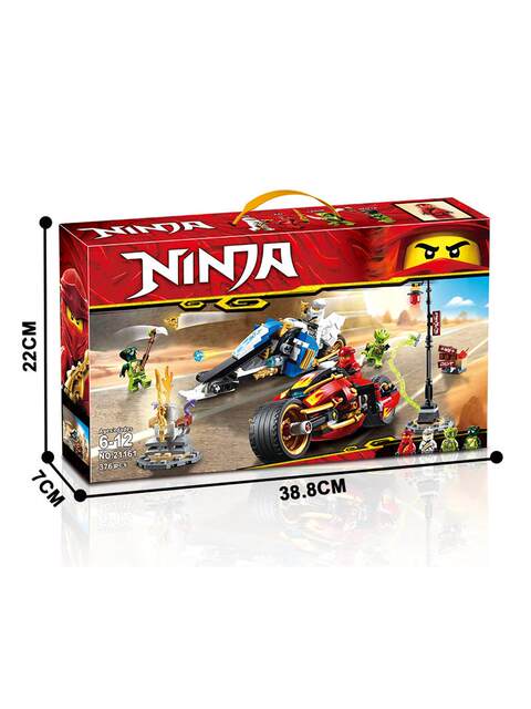 New Ninjago Series Kai and Zane's Snow Blade Motorcycle Children's Educational Building Block Toy Gift
