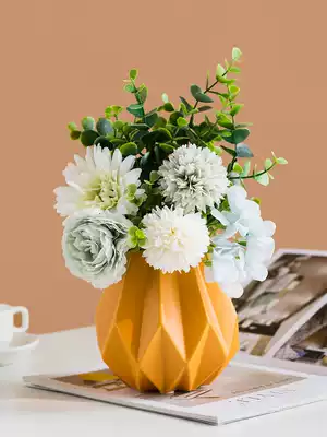 Light luxury style Morandi ceramic vase decoration Nordic home living room TV cabinet Dining room desktop decoration decoration