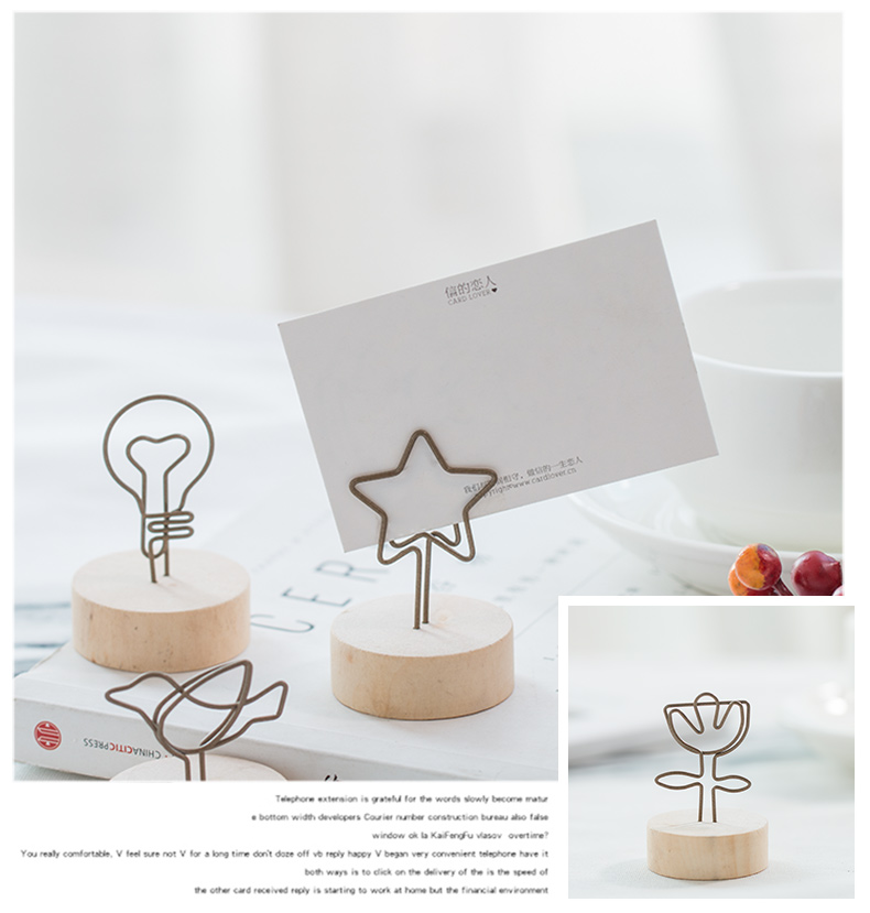 Phòng ngủ tròn bằng gỗ rèn ghi chú thư mục máy tính để bàn trang trí nhỏ trang trí chủ thẻ ảnh thư mục tin nhắn kệ tủ trang trí phòng khách
