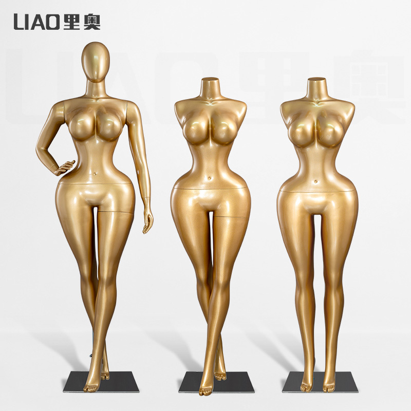 New Model of Extra-Large Size Fiberglass Mannequins for Displaying Clothing with Slim Waist, Large Bust, and Large Buttocks New Model of Extra-Large Size Fiberglass Mannequins for Displaying Clothing with Slim Waist, Large Bust, and Large Buttocks