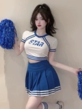 Униформа для черлидинга для взрослых женщин, униформа для выступлений корейских джазовых танцев, униформа для женщин для черлидинга в колледже