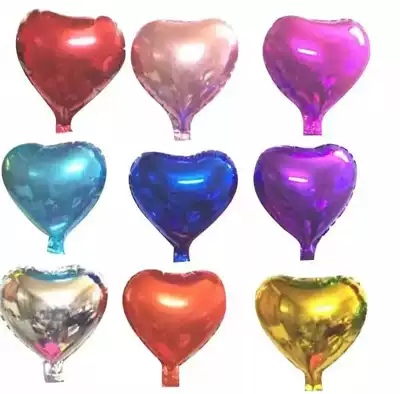 10 inch 18 inch 5 inch love peach heart shaped aluminum film balloon birthday Valentine's Day confession wedding decoration