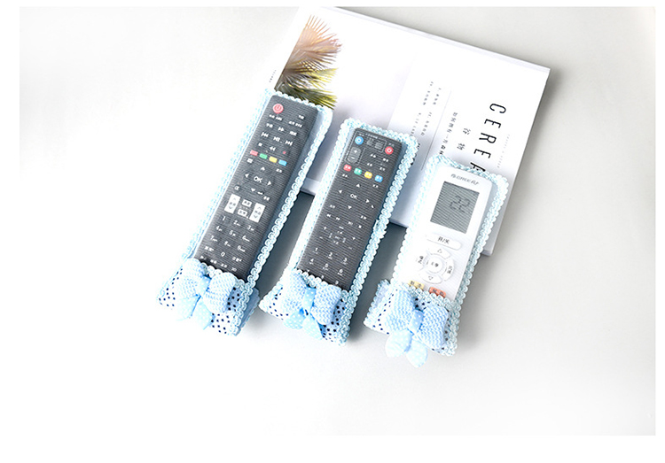 Gói 9,9 hộp set-top TV điều hòa không khí điều khiển từ xa bảo vệ nắp vải ren bụi che điều khiển từ xa A27 áo trùm máy giặt cửa trước electrolux