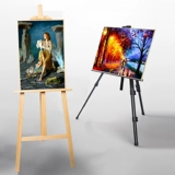 Универсальный набор инструментов, металлическая складная телескопическая доска для рисования, художественная детская профессиональная трубка для начинающих, полный комплект, 4 карат, алюминиевый сплав