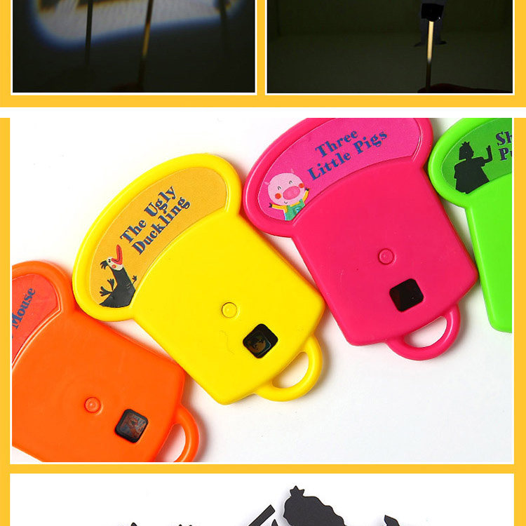 Игрушка с освещением mideer弥鹿儿童多功能故事投影仪睡前故事手电筒发光玩具小夜灯