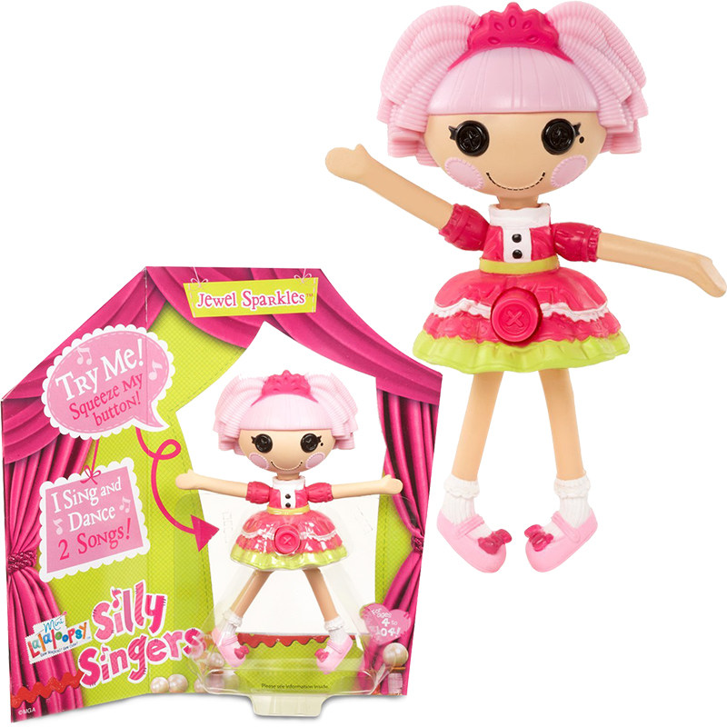 Lele angel big head button doll mini doll children's toys little singer joints move