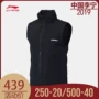 Li Ning Down vest 2018 phiên bản Hàn Quốc mới của xu hướng thu đông mùa đông thể thao nhẹ cổ áo vest nam ấm áp áo khoác gió thể thao