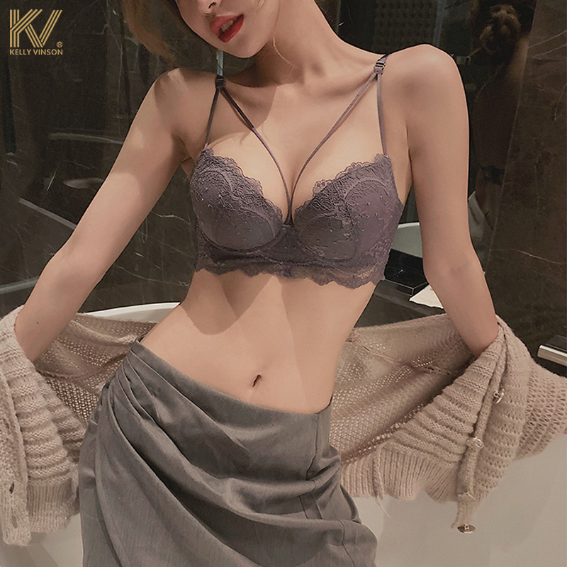 Underwear Women's Small breasts gather thickened large bra collection of auxiliary breast anti-sagging bra suit sexy bra
