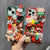 Рождественский кремовый чехол для телефона, детский креативный набор материалов ручной работы, комплект для пожилых людей, детская поделка своими руками, креативный подарок